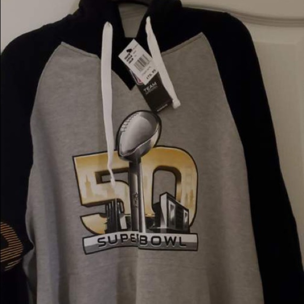 Wmn’s Super Bowl 50, XL Hoodie NWT Authentic NFL